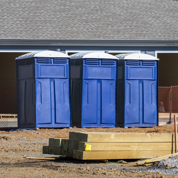 do you offer hand sanitizer dispensers inside the portable toilets in Bradbury California